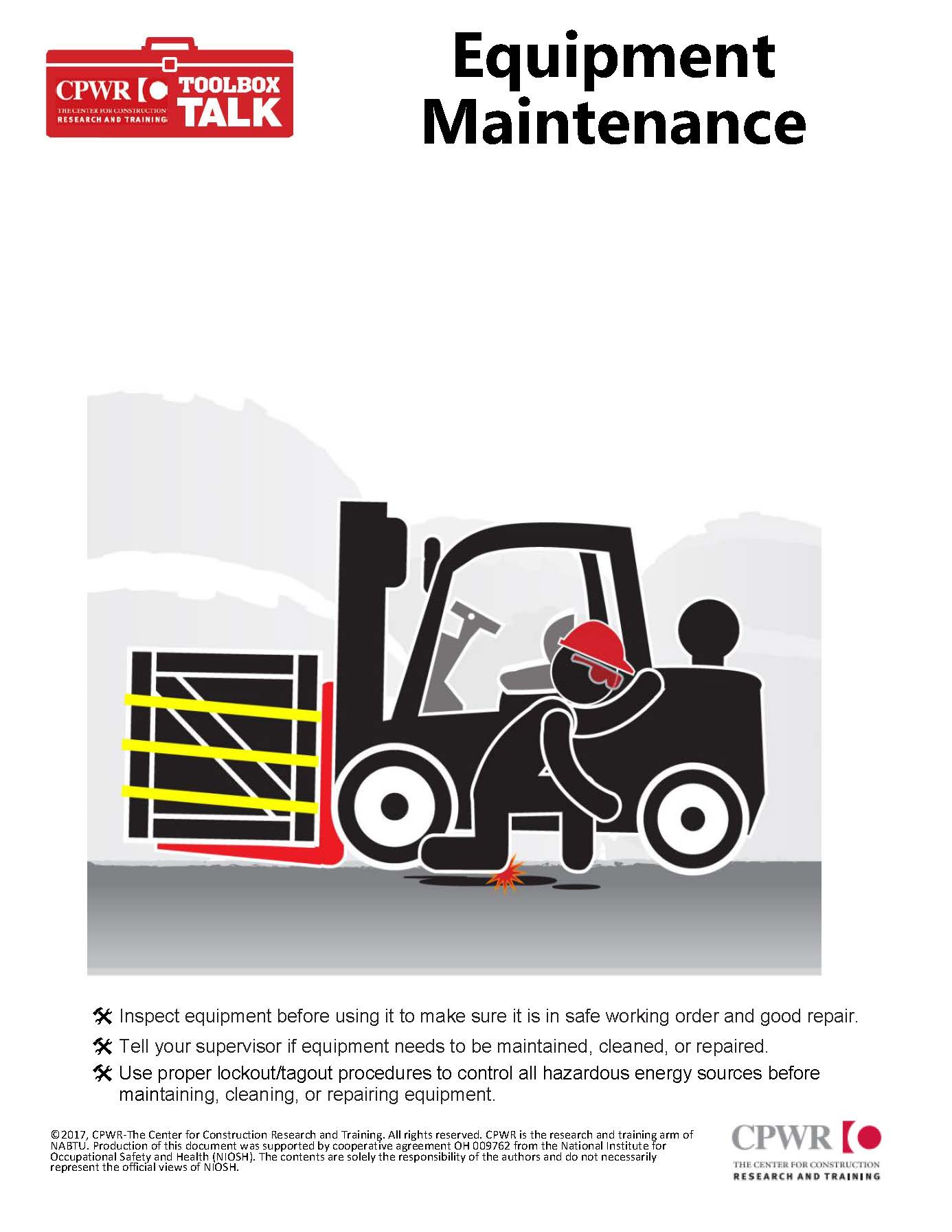 Equipment Maintenance