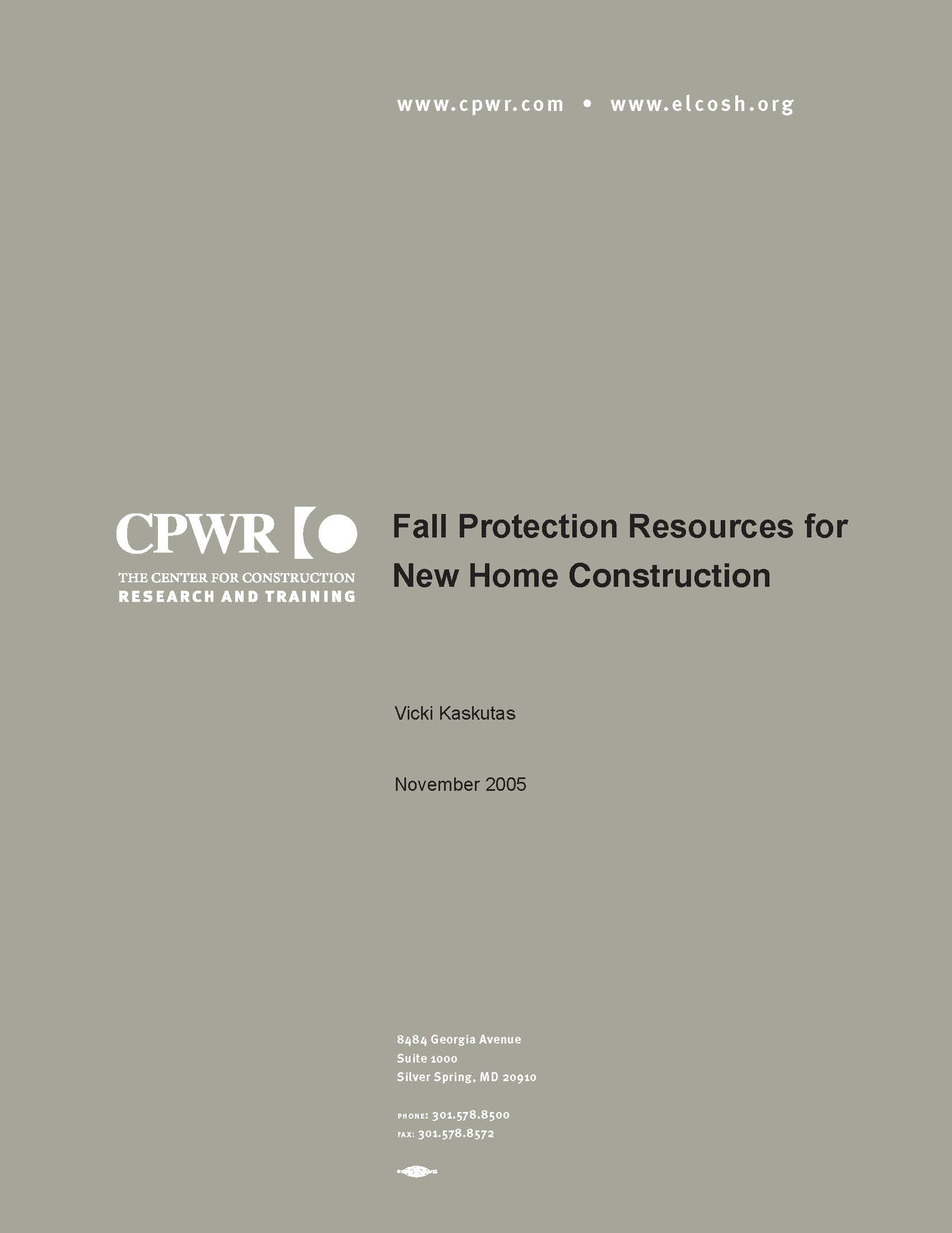 Fall Protection Resources cover