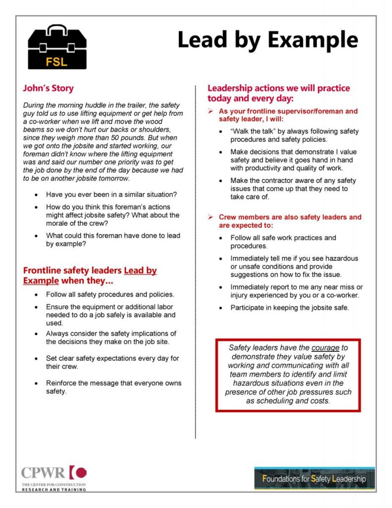 Toolbox Talks Printable