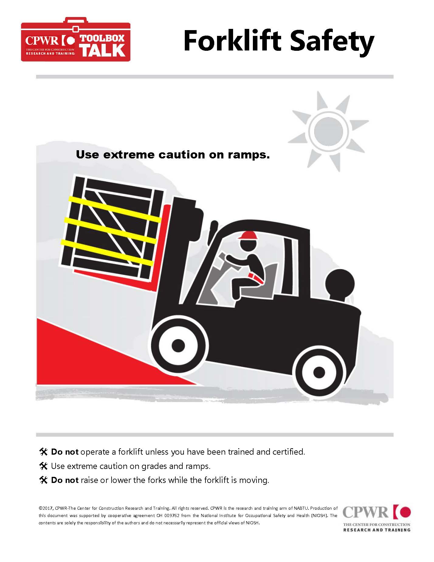 Forklift Safety Toolbox Talk