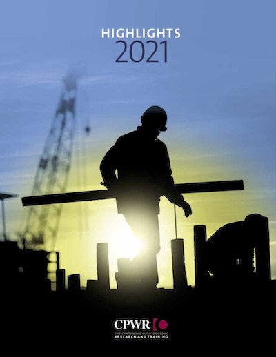 Cover of the 2021 annual report
