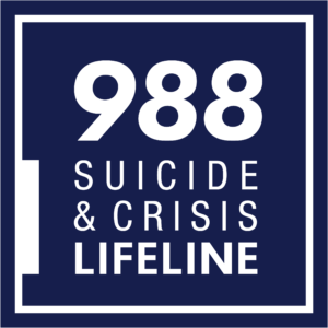 988 crisis line graphic