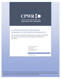 Cover of Behavioral Economics Report