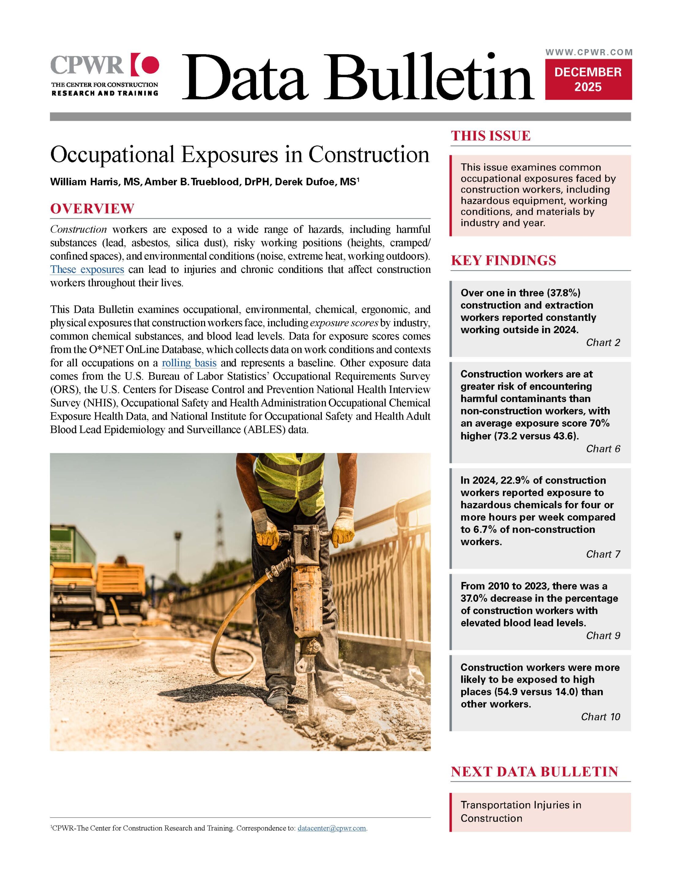 Occupational Exposures in Construction