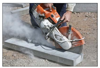 Use of a cut-off handsaw