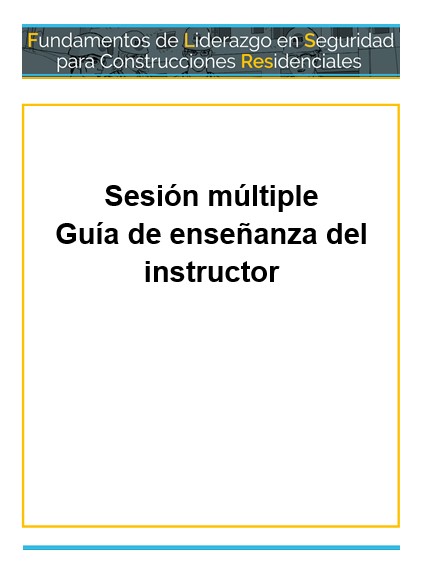 Cover of the FSL4Res Multi-session Instructor Guide
