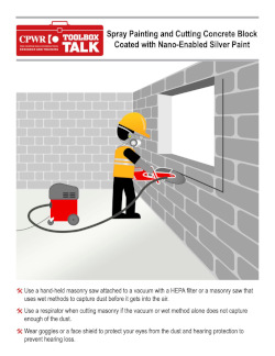 Toolbox Talk Nanomaterials Spray Paint