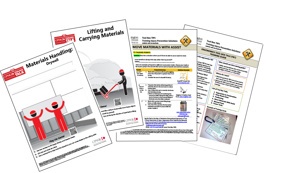 Cpwr Ergonomics Toolbox Talks